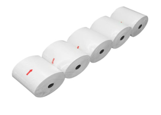 Weißes Farbthermopapier 2 Papierrollen mit 1 2 Thermopapierrollenthermischen Kreditkarten