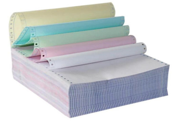 Gewohnheit druckte 3 Falte das 4 Falten-selbstdurchschreibende Papier Rolls