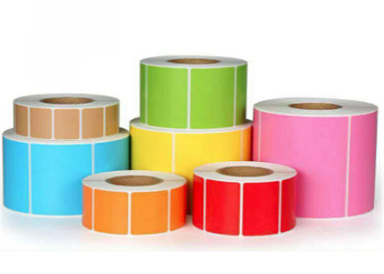 Geruchlose 65mm x 80mm wasserdichte Barcode-Aufkleber Rolls