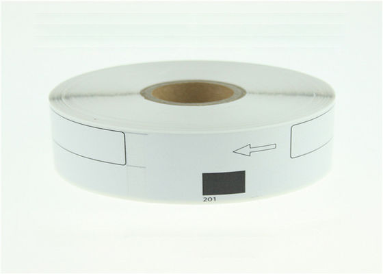 Öl prüfen 75x99mm weiße Barcode-Aufkleber für Verschiffen