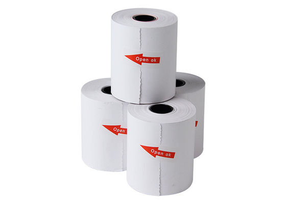 Weiße geruchlose riesige Rolle 80x80mm des Thermopapier-48gsm