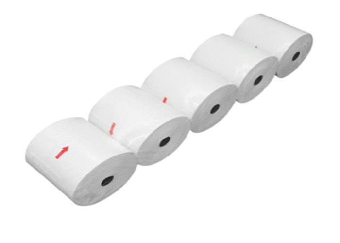 Weißes Farbthermopapier 2 Papierrollen mit 1 2 Thermopapierrollenthermischen Kreditkarten